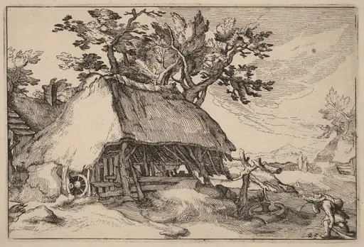 A Barn, by Claes Jansz Visscher