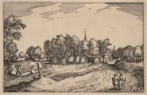 A Convent, by Claes Jansz Visscher