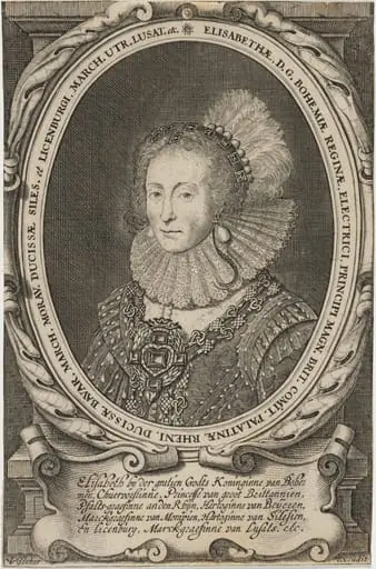 Elizabeth, Queen of Bohemia, by Claes Jansz Visscher
