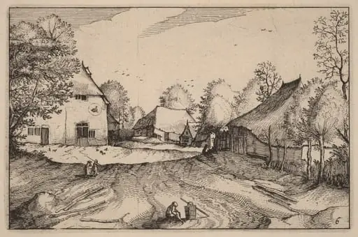 The Swann's Inn, by Claes Jansz Visscher