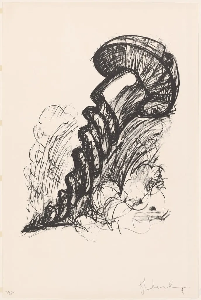 Untitled, by Claes Oldenburg, ink, 1976