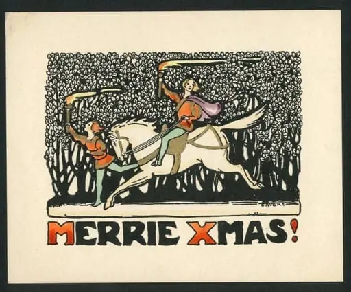 Christmas card by Claire Avery, by Claire Avery