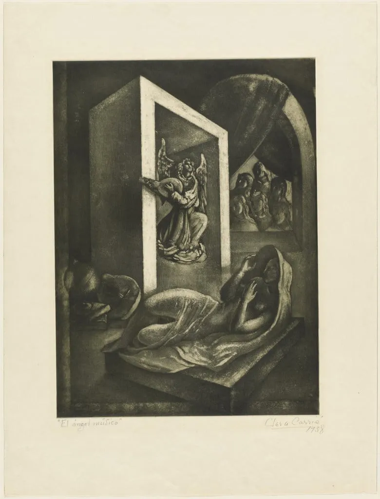 Untitled, by Clara Carrié, ink, 1938