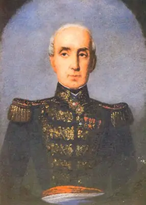 Retrato del Almirante Manuel Blanco Encalada, by Clara Filleul