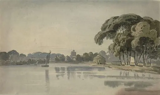 The Thames at Fulham, by Clara Maria Pope