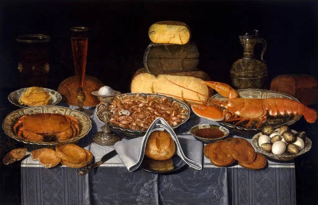 Breakfast still life