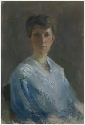 Half Length of a Young Woman, by Clare Marsh