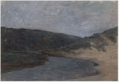 Sketch of a Sea Inlet, by Clare Marsh