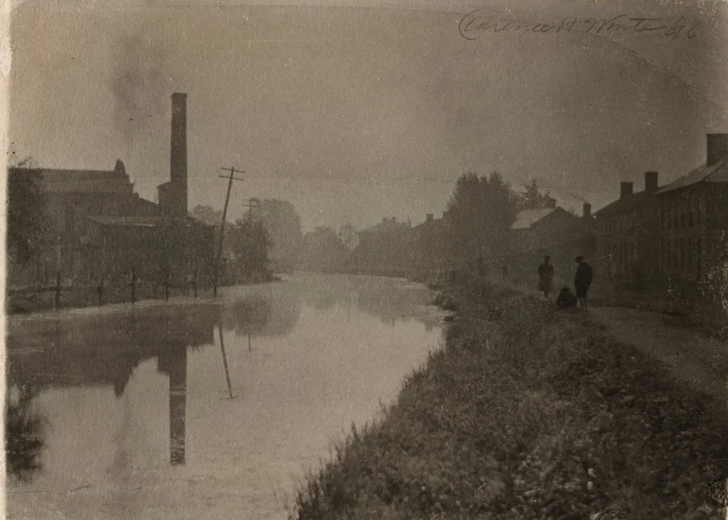 Along the Old Canal, by Clarence H. White, 1896