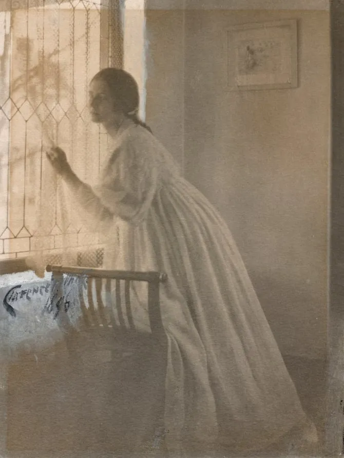 At the Window, by Clarence H. White, 1896