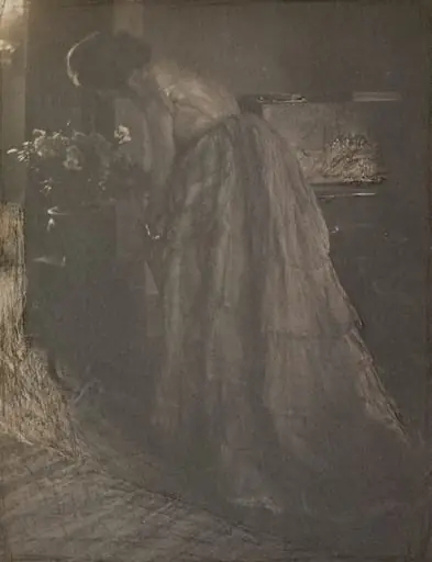 The Azalea Plant (Julia Hall McCune), by Clarence H. White