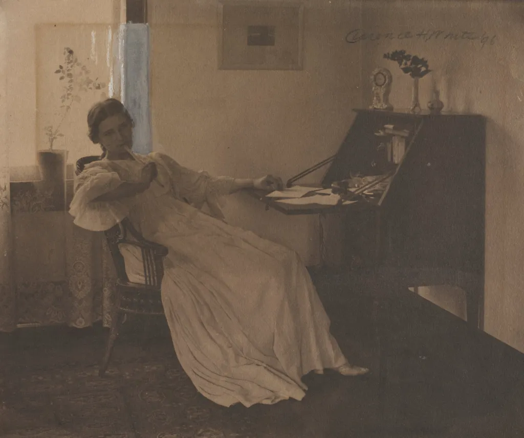 What Shall I Say?, by Clarence H. White, 1896