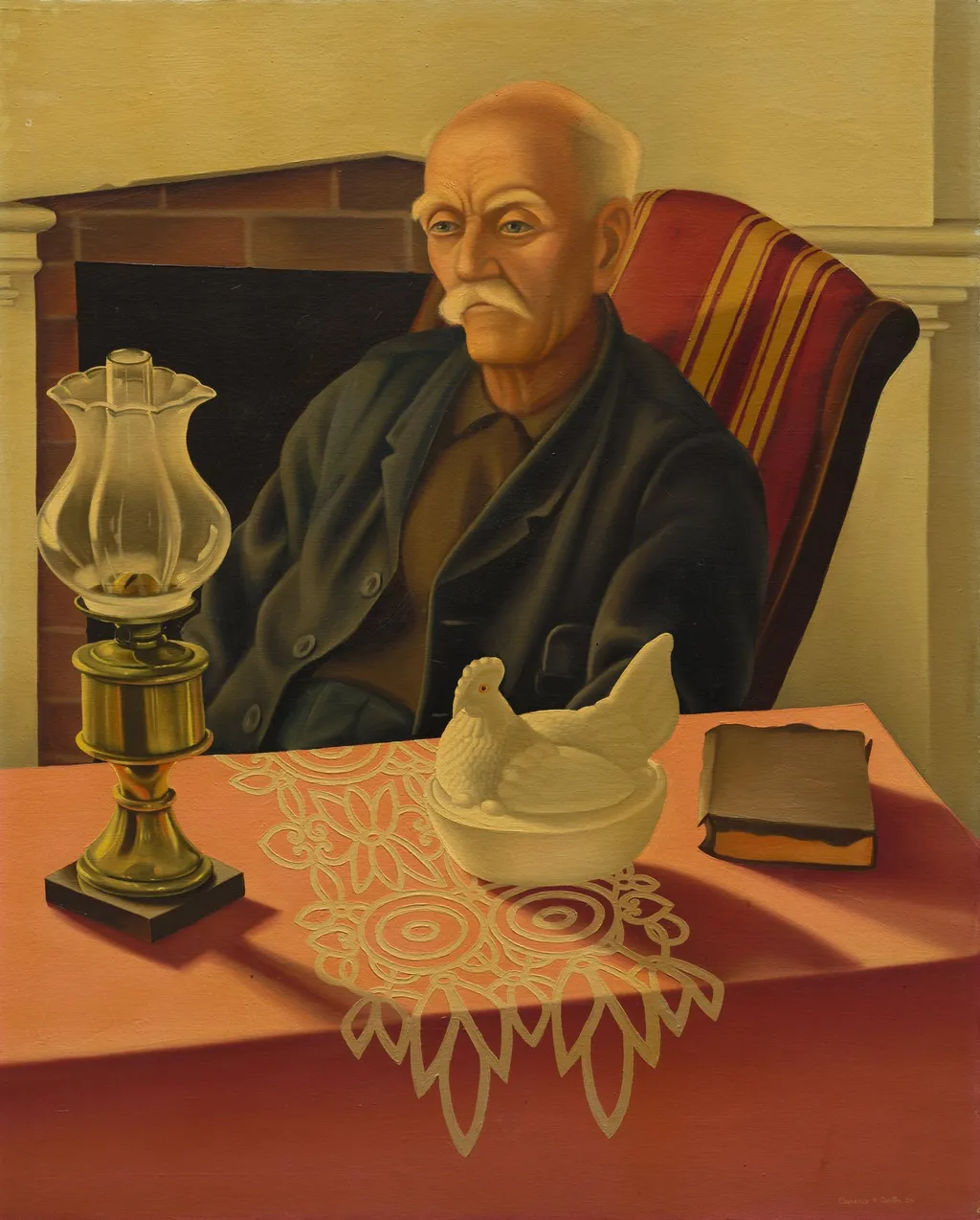 Portrait of Ezra Davenport, by Clarence Holbrook Carter, unspecified, 1929