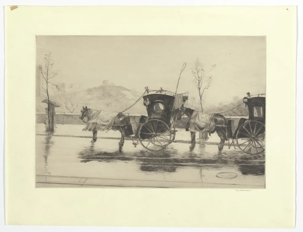 Untitled, by Clarence William Anderson, ink, 1906