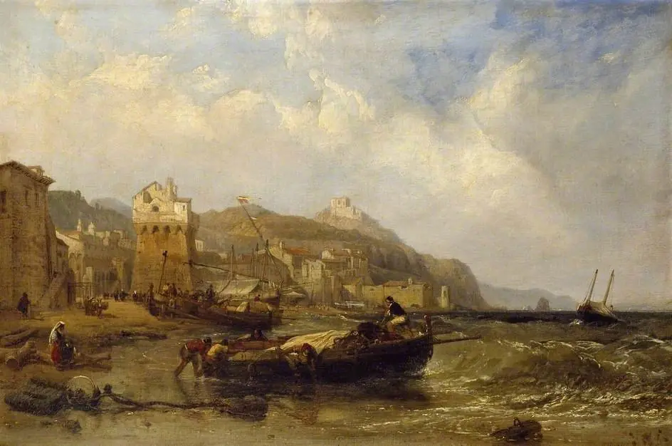 A View of Vietri in the Gulf of Salerno, by Clarkson Frederick Stanfield