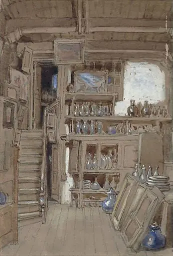 Rembrandt's studio, by Clarkson Frederick Stanfield