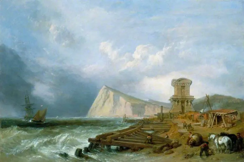 The Seashore at Dover, by Clarkson Frederick Stanfield