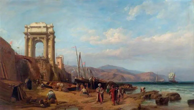 Trajan's Arch, Ancona, by Clarkson Frederick Stanfield