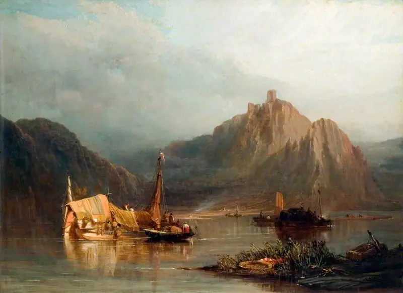 View on the Rhine, by Clarkson Frederick Stanfield