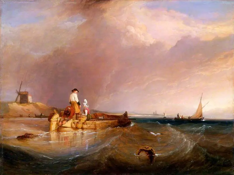 View on the Scheldt, by Clarkson Frederick Stanfield