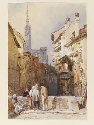 A Canal at Strasbourg, by Clarkson RA Stanfield