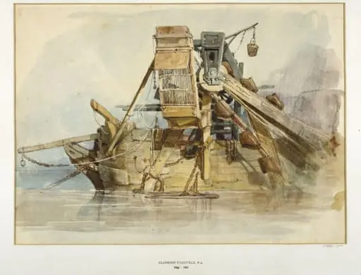 A Dredger., by Clarkson RA Stanfield