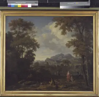 Classical Landscape with Diana (?) and her Nymphs
