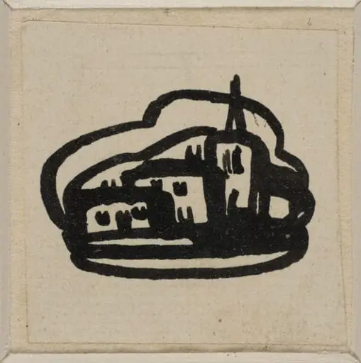 Design for page ornament made for the Curwen Press, by Claud Lovat Fraser