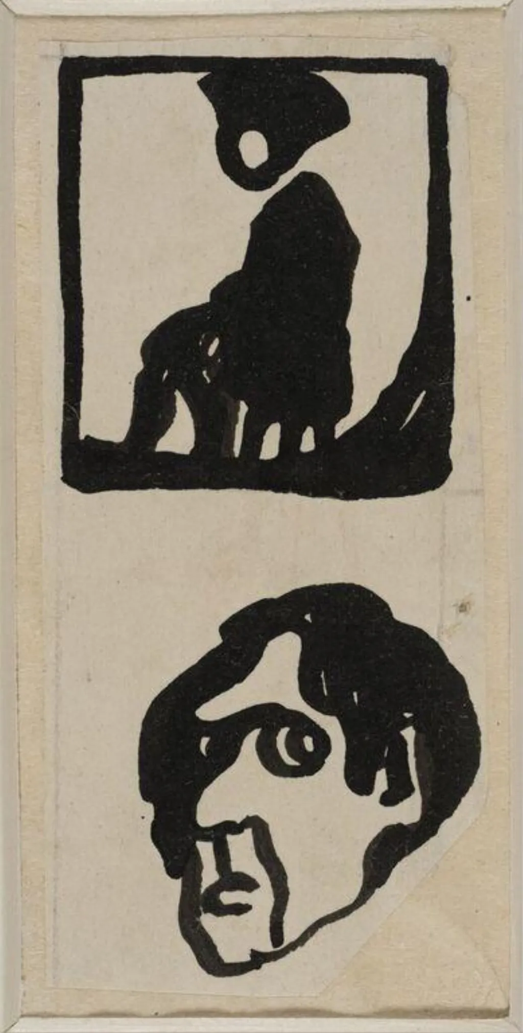 Design for page ornament made for the Curwen Press, by Claud Lovat Fraser