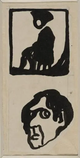 Design for page ornament made for the Curwen Press, by Claud Lovat Fraser