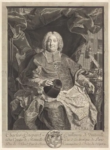 Charles-Gaspard-Guillaume de Vintimille du Luc, Archbishop of Paris, by Claude Drevet