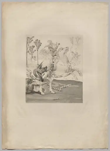St. George and the Dragon (1), by Claude-Ferdinand Gaillard