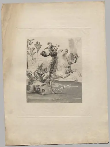 St. George and the Dragon (2), by Claude-Ferdinand Gaillard