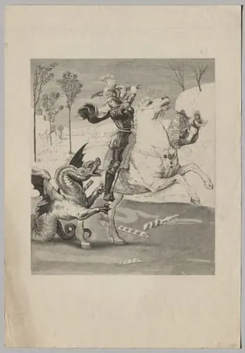 St. George and the Dragon (3), by Claude-Ferdinand Gaillard