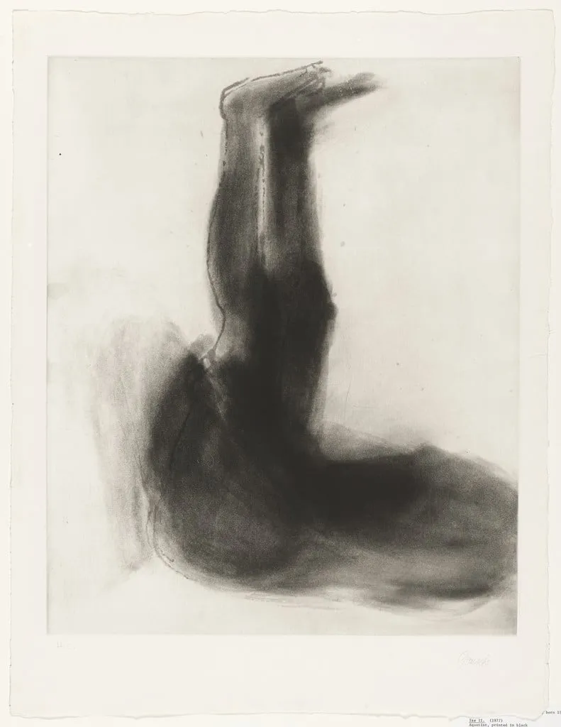 Untitled, by Claude Garache, ink, 1977