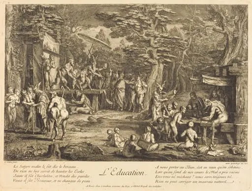 L'Education (Education), by Claude Gillot
