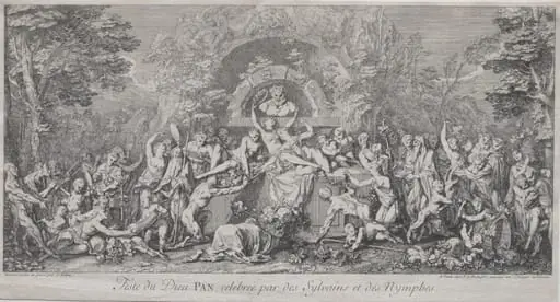 The Four Festivals: Festival of the God Pan, by Claude Gillot
