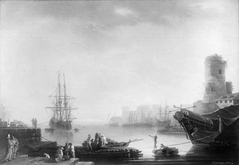 Harbour Scene, by Claude-Joseph Vernet