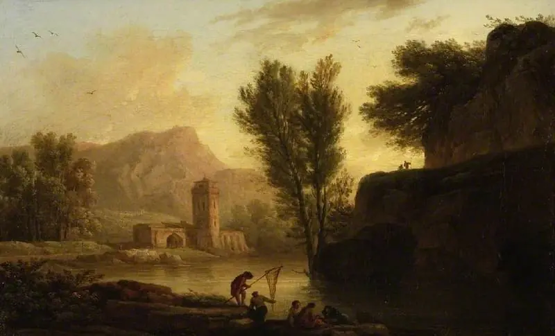 View on the Arno, by Claude-Joseph Vernet
