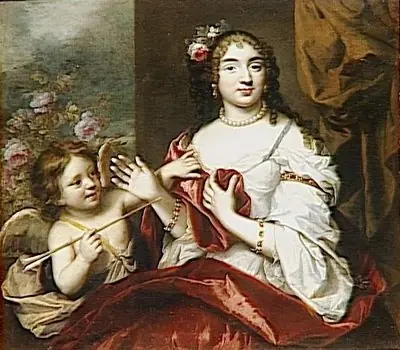 Portrait of Marie-Louise Rouxel de Médavy, Mademoiselle de Grancey, by Claude Lefèbvre