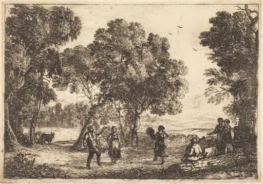 Dance Under the Trees, by Claude Lorrain