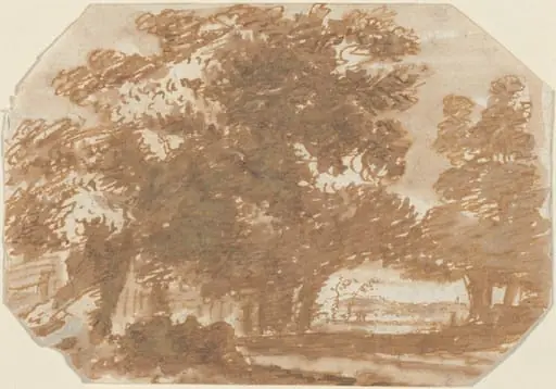 Grove of Trees, by Claude Lorrain