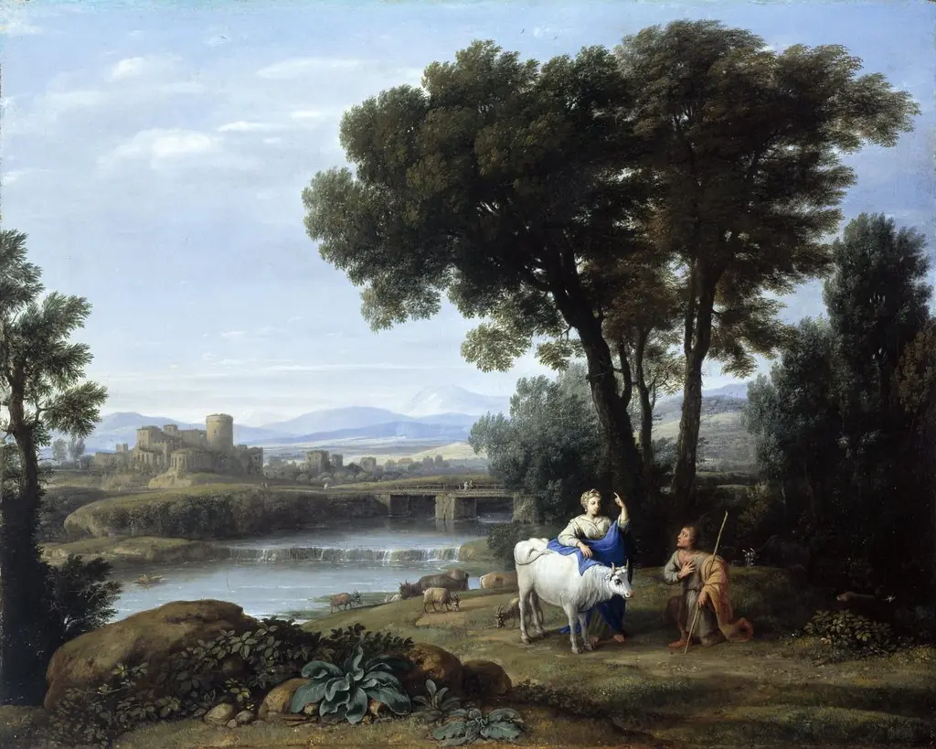 Juno Confiding Io to the Care of Argus, by Claude Lorrain