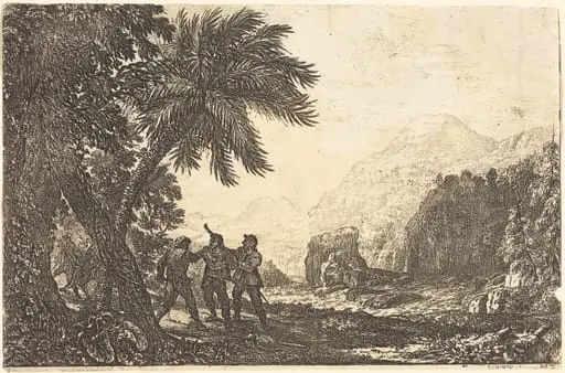 Landscape with Brigands (Scène de brigands), by Claude Lorrain