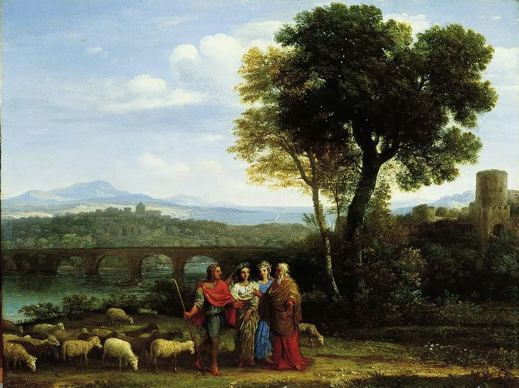 Landscape with Jacob and Laban and His Daughters, by Claude Lorrain