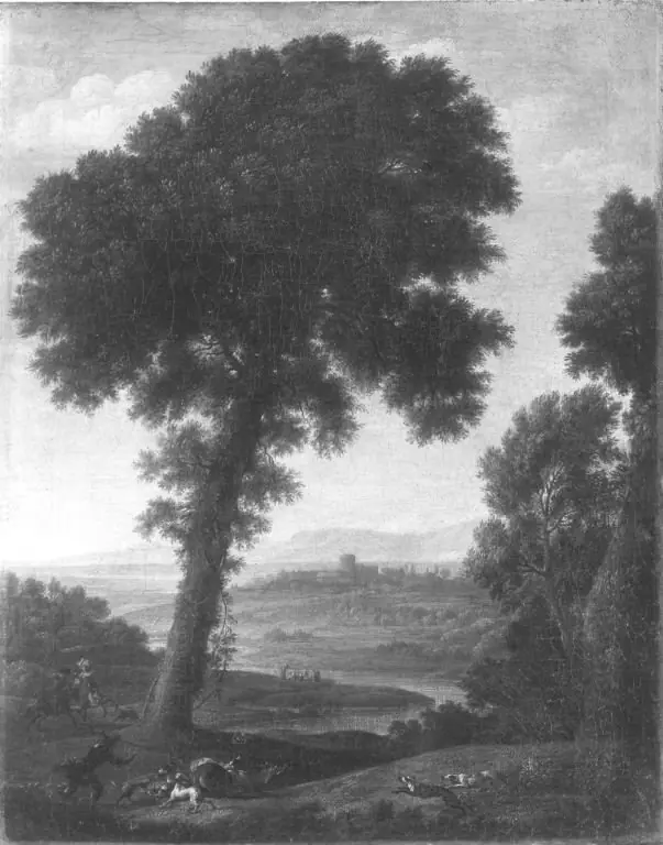 Landschaft italienischen Charakters (Kopie nach), by Claude Lorrain