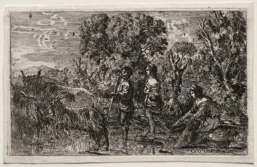 Le Passage du gué, by Claude Lorrain, 1634