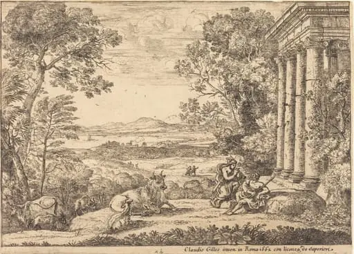 Mercury and Argus (Mercure et Argus), by Claude Lorrain