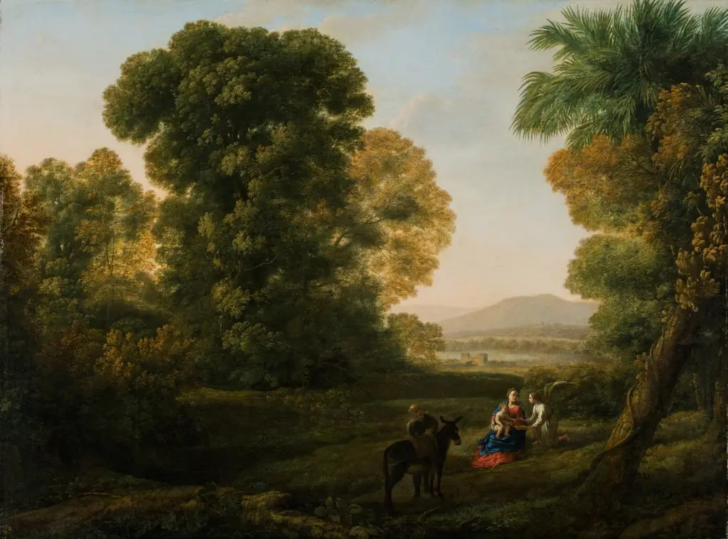 Paysage avec le repos pendant la fuite en Egypte, by Claude Lorrain