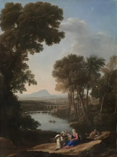 Rest on the Flight into Egypt, by Claude Lorrain